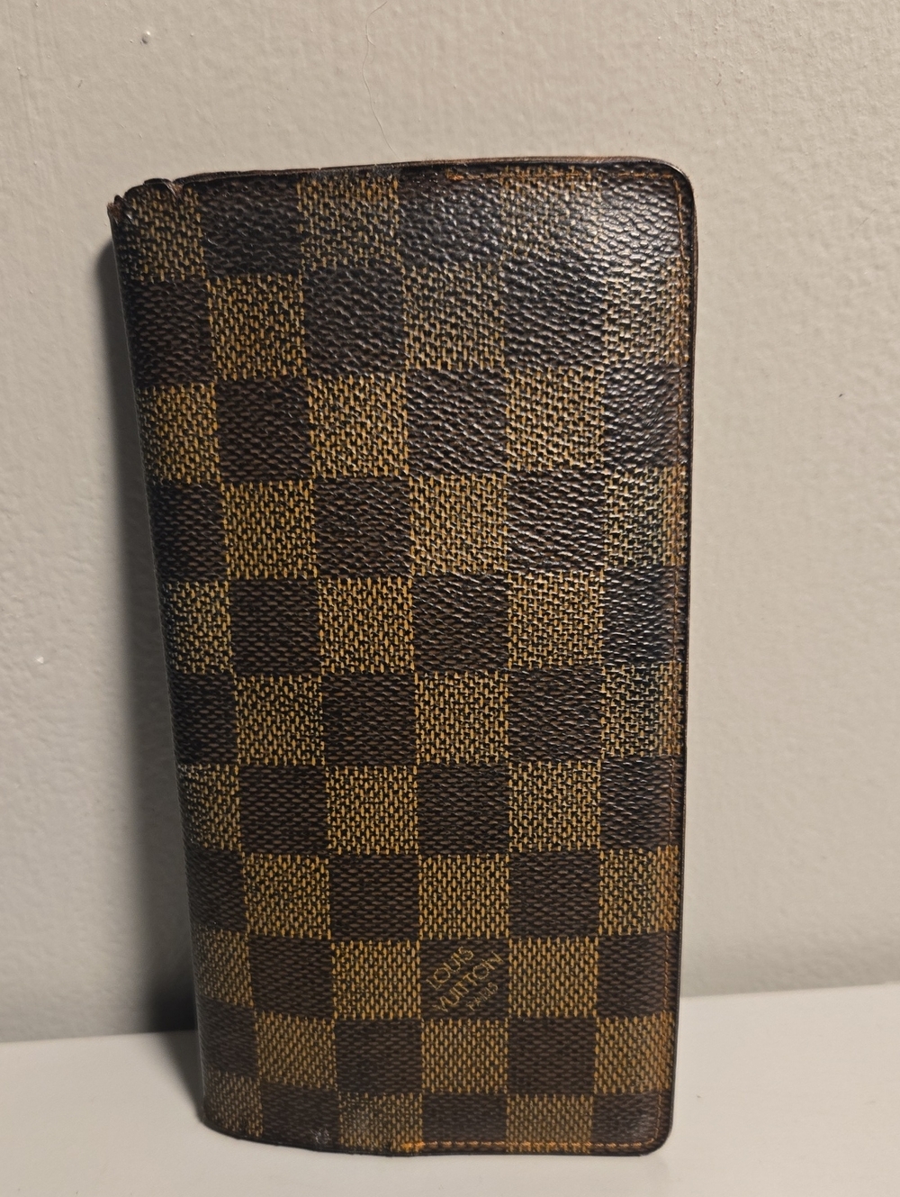 Louis Vuitton Damier Ebene Checkered Long Wallet